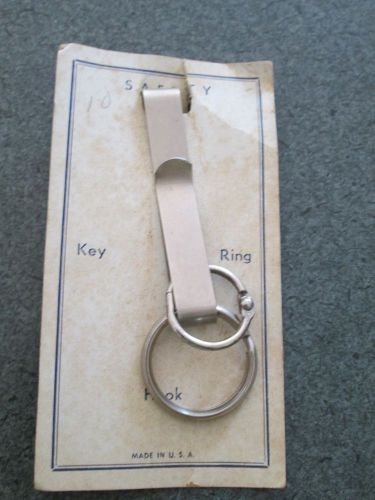 VNTG ORG PACKAGE SAFETY KEY RING AND HOOK MADE IN USA