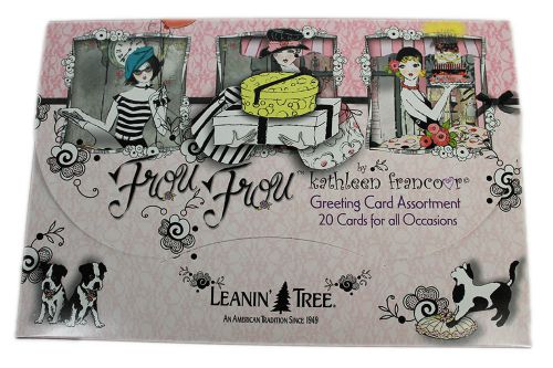 Leanin&#039; Tree Frou Frou Greeting Card Assortment