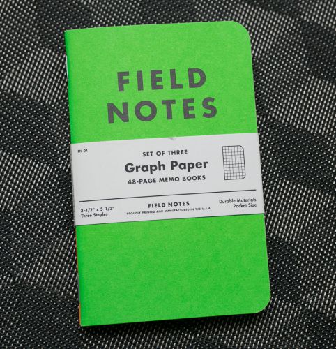 Field Notes Brand Neon Ice Pops 3 Pack Summer 2010 Rare!