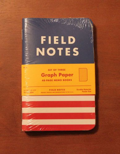 Field Notes Coal x DDC Sold Out Limited Edition Sealed 3-Pack