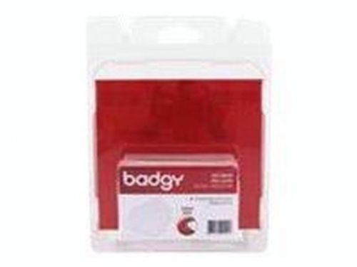 Badgy - pvc card - 20 mil white - 100 card(s) - for badgy 100, 200, 1s cbgc0020w for sale