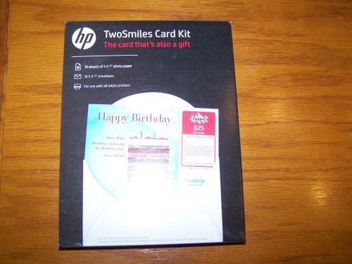 hp TwoSmiles Card Kit, NIP