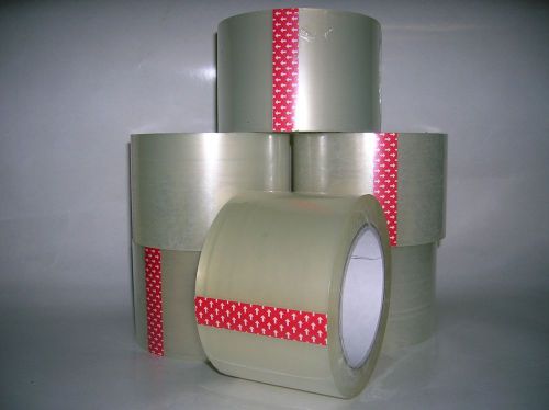 Heavy duty box sealing tape 2.83&#034; x 54 yds 3.0 mil clear, 6 rolls/lot generic for sale