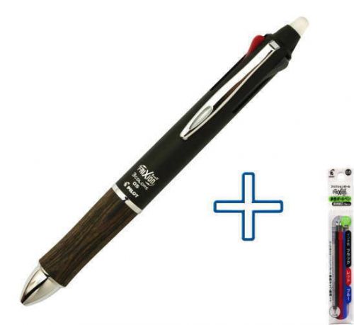 Pilot frixion multi-function 3 wood  in 1 0.5mm ball point pen 3color refills for sale