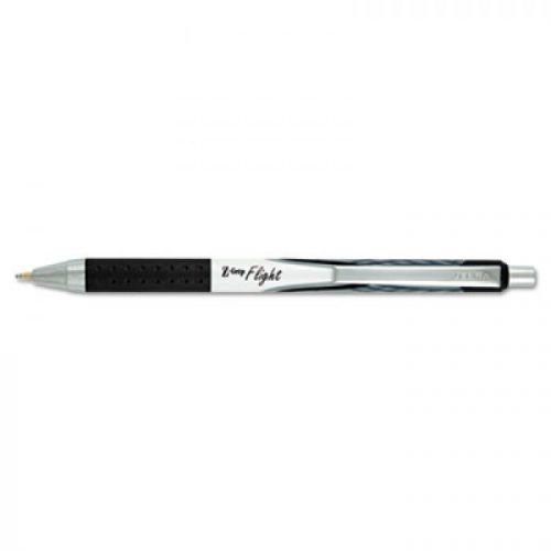 50 Zebra Pen  Z-GRIP  FLIGHT Retractable Ballpoint Pens1.2 MM Bold Black