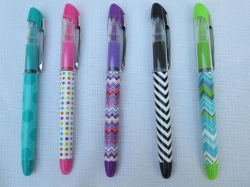 Colorful Journal Writing Pen Pretty Design Colored Ink