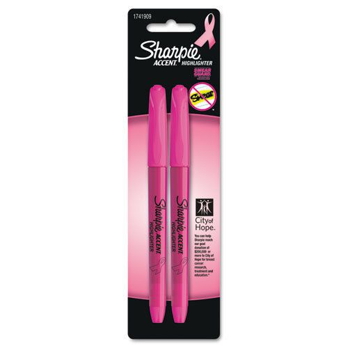 Sharpie &#034;City Of Hope&#034; Accent Pink Highlighter  (8 each)