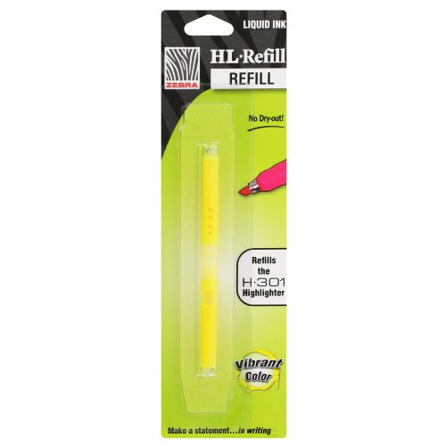 Zebra Refill for H-301 Highlighter, Yellow, 2/Pack, PK - ZEB87652