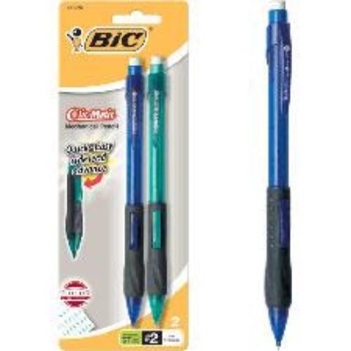 BIC New Clic Matic Mechanical Pencil With Side Advance 2 Count 07 Mm