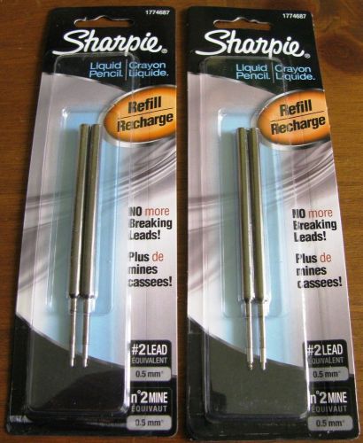 LOT Sharpie Liquid Pencil Refills Four 2-packs(8 total refills)NIP FREE Shipping