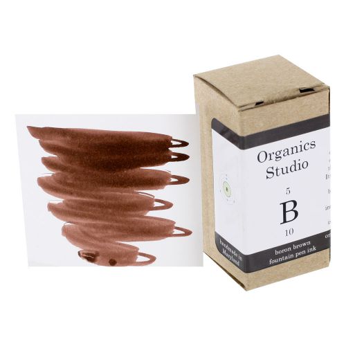 Organics studio elements fountain pen bottled ink, 55ml, boron brown (os-006) for sale