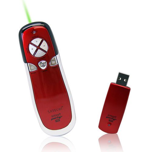 Satechi sp800 smart-pointer (red) 2.4ghz rf wireless presenter w/ laser for sale