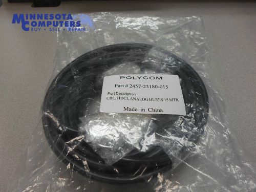 Polycom 2457-23180-015 hdci hi-res 50 feet 15 mtr camera cable for sale