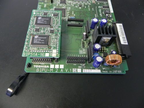 Toshiba BIPU-M2A V.1D w/BIPS1A-16 16 CKT IP Card