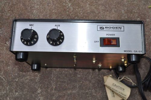 Bogen GA-6A amp;  Series 31282; Tested; in working condition; no box; used