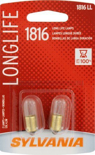 Sylvania 1816 ll long life miniature lamp  (pack of 2) for sale