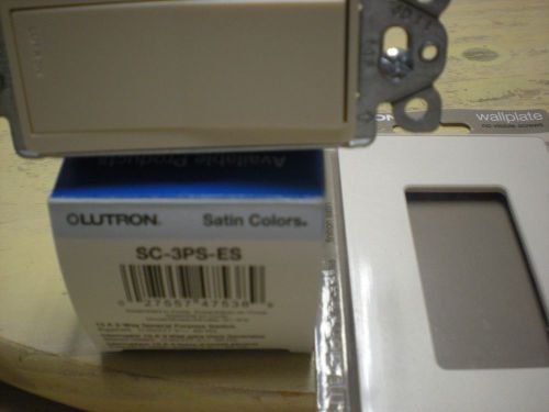 Lutron SC-3PS-ES 3-Way 15A General purpose switch &amp; SC-1-ES Wallplate (Eggshell)