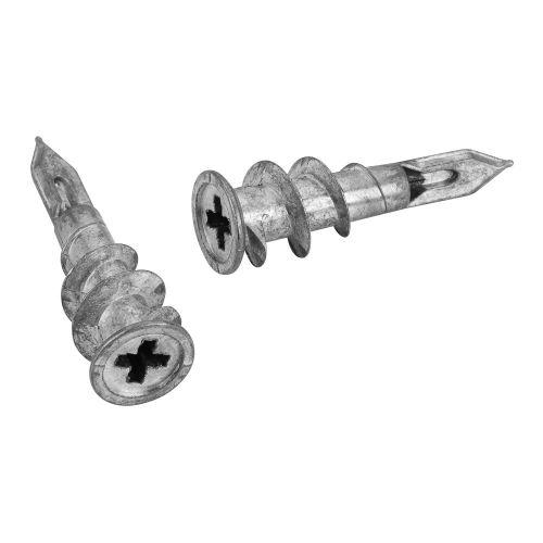 Box of 50- self-drilling hollow wall anchor- installs into 3/8&#034;-5/8&#034; sheetrock for sale