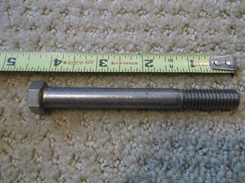 Stainless steel hex bolt partial thread 7/16-14 x 4 25/pcs 4&#034; long 7/16&#034; dia for sale