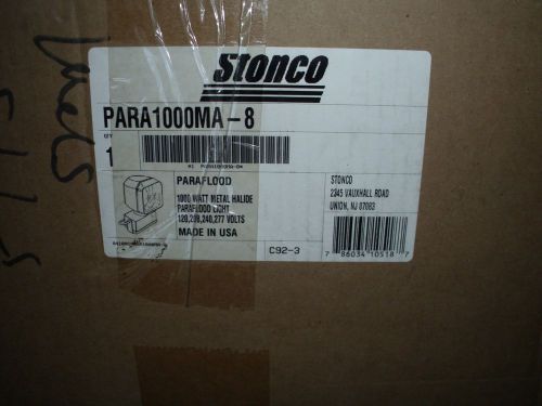 STONCO PARA1000MA-8 PARAFLOOD 1000 WATT METAL HALIDE PARAFLOOD LIGHT