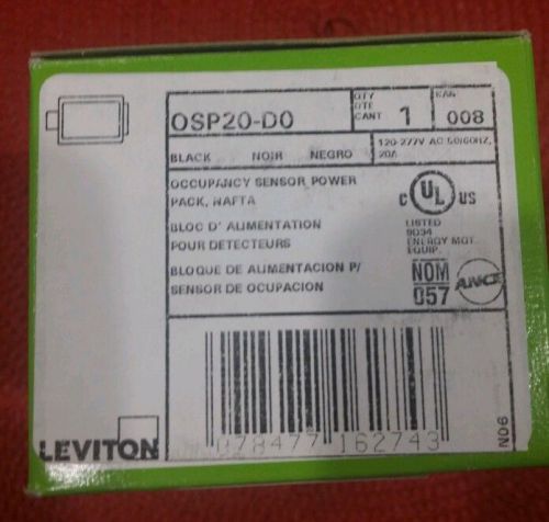 New in box Leviton OSP20-D0 120/277V Occupancy Sensor Power Pack Free Shipping