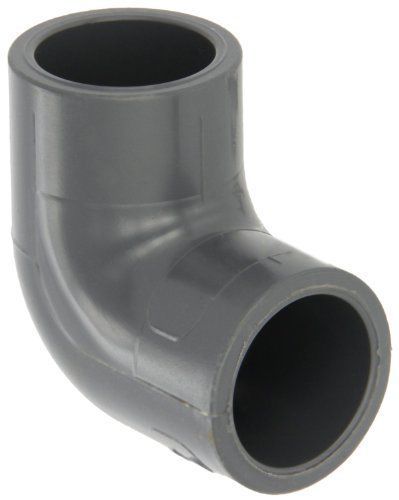 New gf piping systems pvc pipe fitting  90 degree elbow  schedule 80  gray  1&#034; s for sale