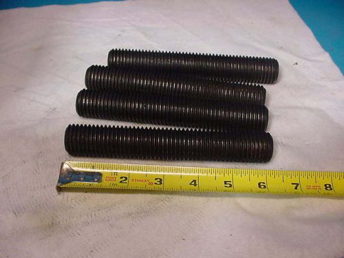 10 pc&#039;s 7/8&#034;-9 x 6 1/2&#034; pipe flange stud bolt all thread astm a193 b7 for sale