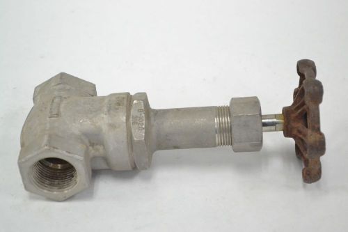 Powell b-1021 200 stainless threaded 1 in npt gate valve b332185 for sale