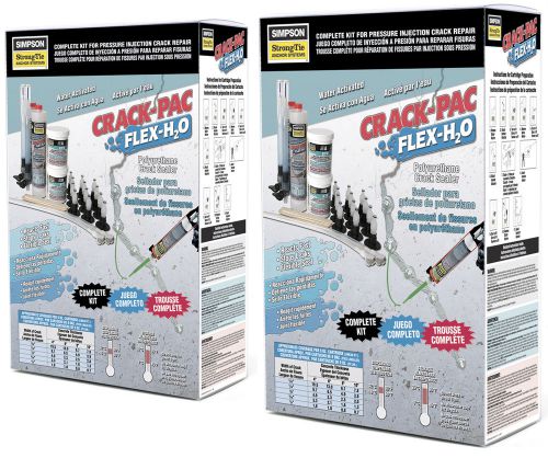 Simpson Strong-Tie CPFH09KT-2 Crack-Pac FLEX-H2O Polyurethane Crack Sealer Kits