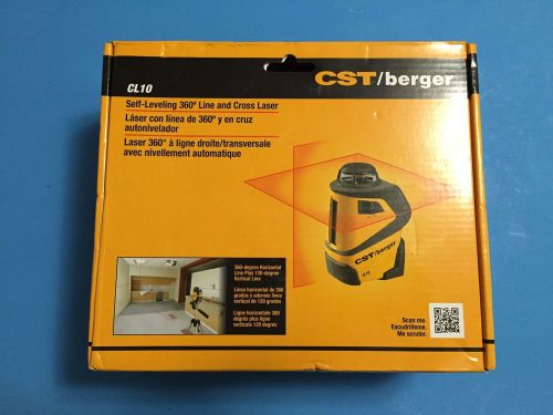 NEW CST/BERGER SELF LEVELING 360-DEGREE LINE MODEL CL10