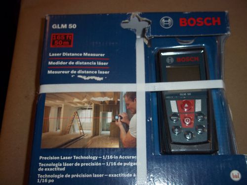 New bosch glm 50   165 ft 50m -laser distance measurer meter ranger finder  new for sale