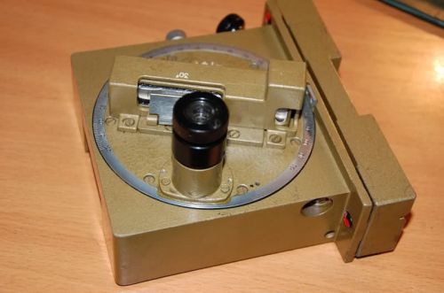 Used USSR Quadrant Optic KO-60M Wood Box