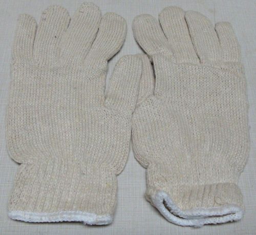 Cotton &amp; Polyester Work Gloves (L) - lot of 70 pairs