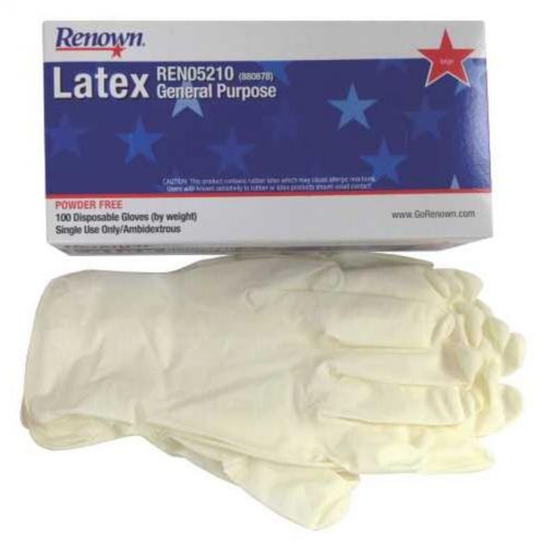 Glove Latex Lg Pwd-Free 880878 Renown Gloves 880878 076335043029