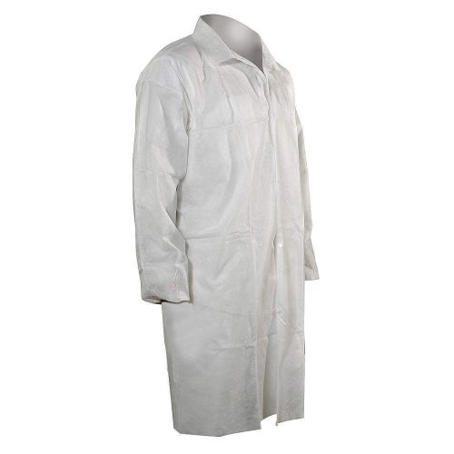 Disp lab coat, pp, white, 5xl, pk25 3302ewsxxxxx for sale