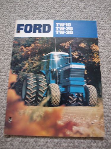 Ford TW-10 TW-20 TW-30 Tractor Color Brochure 18 pg. Original &#039;79 TW10 TW20 TW30