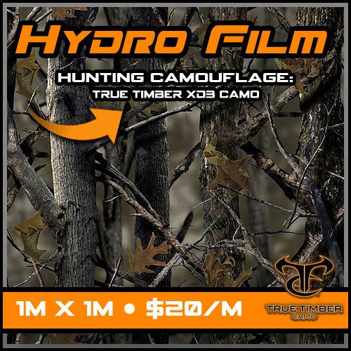 Hydrographic True Timber Camo Dip Kit Water Transfer Printing FIlm - XD3
