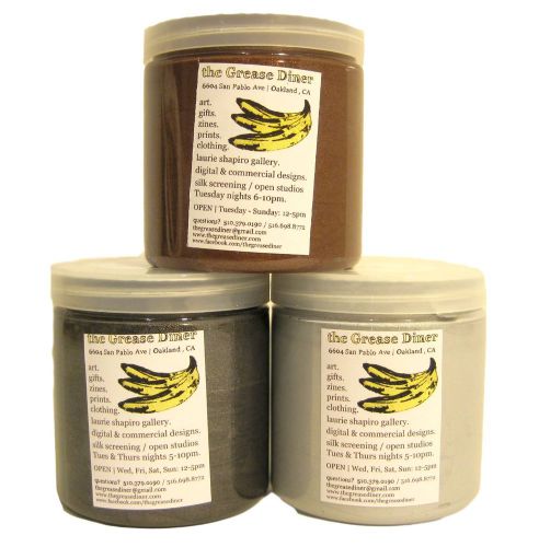 RUSTIC GLITTER SCREEN PRINTING INK SET