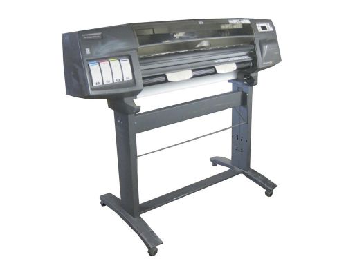 Hp designjet 1050c 36&#034; inch wide large-format plotter color printer c6074a+ink for sale