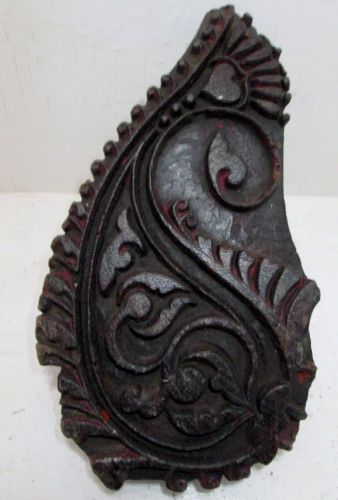 VINTAGE WOODEN CARVED VERY LARGE SIZE FABRIC PRINTING BLOCK TO PRINT FABRIC