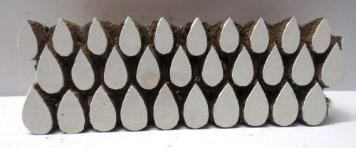 INDIAN WOODEN HAND CARVED TEXTILE PRINTING ON FABRIC BLOCK STAMP DESIGN HOT 217