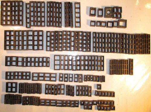 29.6 Lbs H.G.H Foundry Lot Letterpress Matched Lead Furniture Spacing