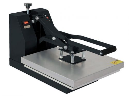 New digital t-shirt heat transfer press sublimation machine 15 x 15 black silver for sale