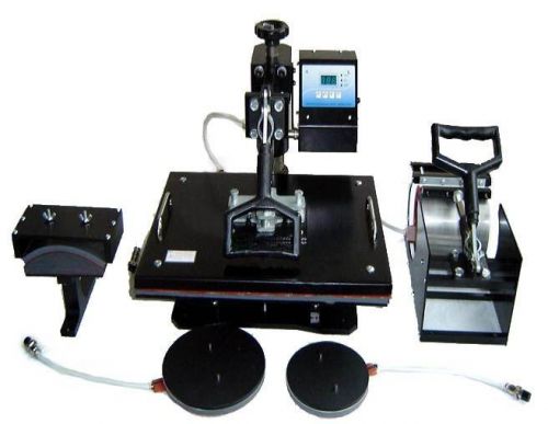 Transfer Heat Press Machine 5  in 1 T-Shirt Mug Hat Heat Transfer Machine