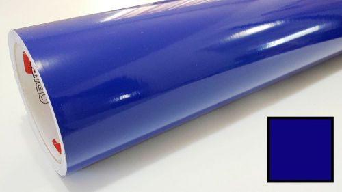 King blue vinyl wrap graphics sticker decal sheet roll overlay craft &amp; cut 24&#034; for sale