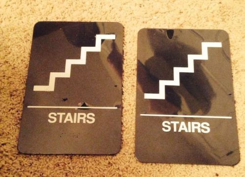 Building Signs For Stairs Lot Of 2