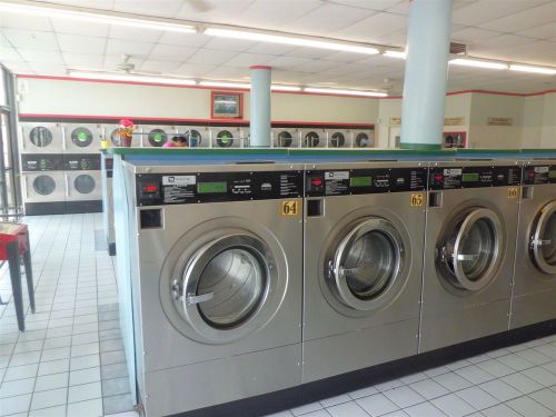 Complete laundromat - maytag equipment - front load washers, stack dryers for sale