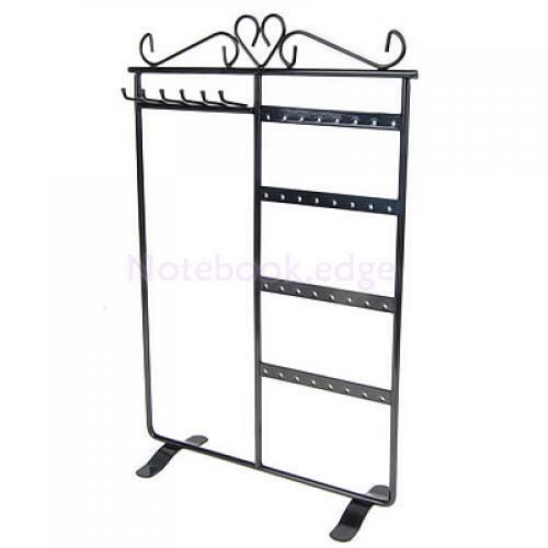 Retail Earring/Necklace/Bracelet Pendant Jewelry Display Stand Holder Rack BLK