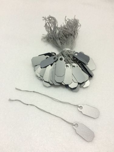 Price tags silver plastic tag and string price labels for sale