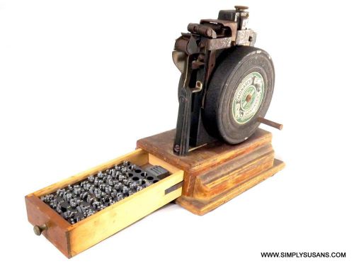 Monarch pathfinder antique marking system company pricing machine w/dyes for sale